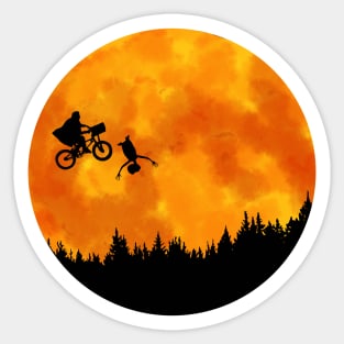 ET Elliot and E.T. Sticker